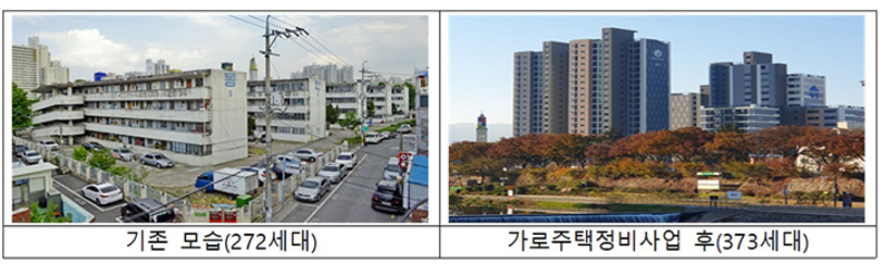 소규모주택정비사업 사례. 국토교통부 제공