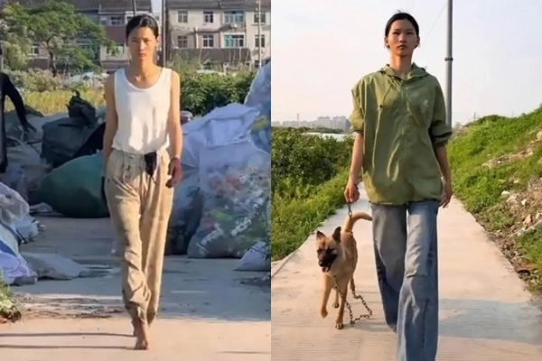 중국의 한 쓰레기 수거장에서 일하던 20대 여성이 뛰어난 외모와 모델로서의 재능을 인정받아 런웨이에 오른 사연이 알려지며 화제가 되고 있다. 바이두