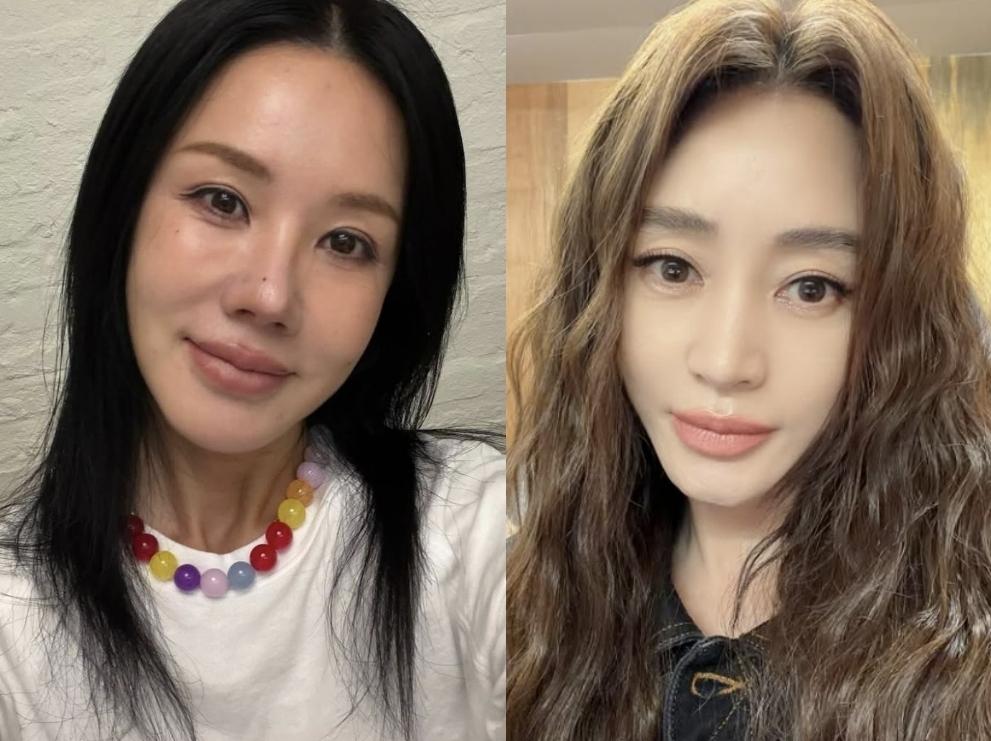 배우 엄정화, 김혜수. 인스타그램 캡처