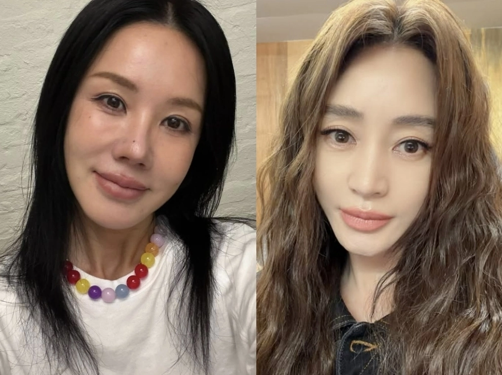 배우 엄정화, 김혜수. 인스타그램 캡처