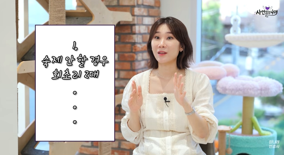 유튜브 채널 ‘양나래 변호사’ 캡처