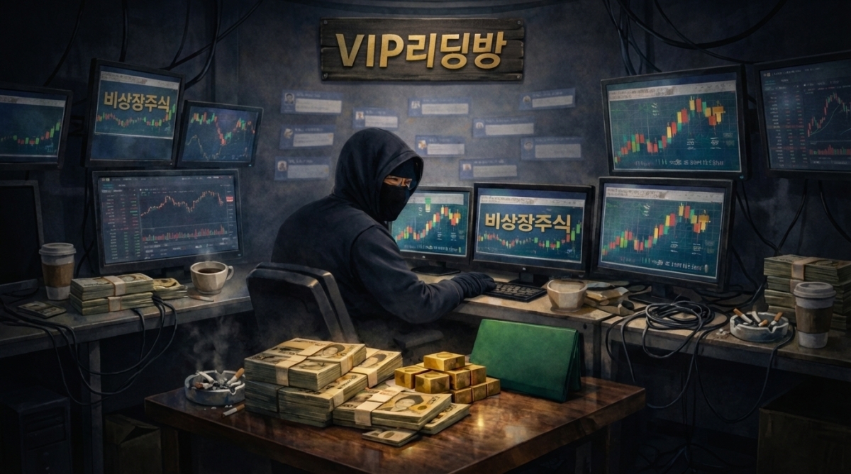 리딩방 관련 범죄를 나타낸 인공지능 이미지. 서울신문DB
