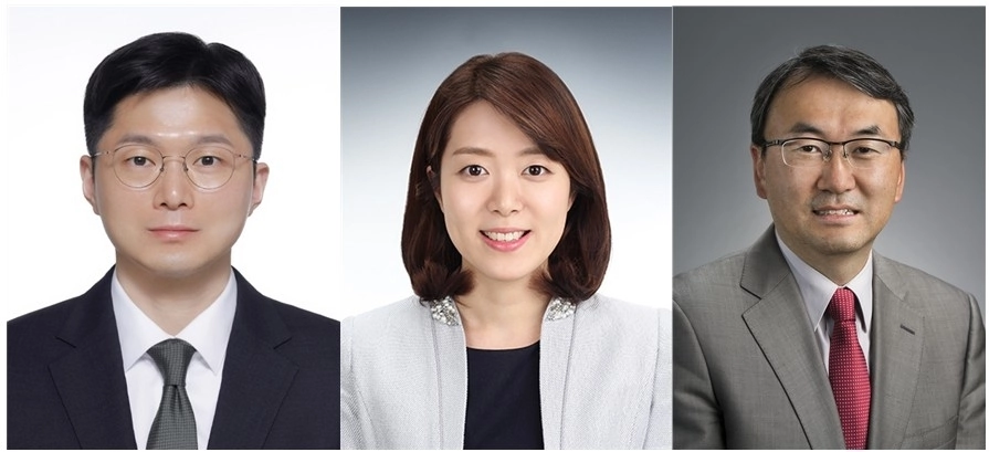 사진 왼쪽부터 국민대 고태우, 중앙대 이지희, 미국 텍사스 A＆M대 데이비드 정 교수 . 국민대 제공