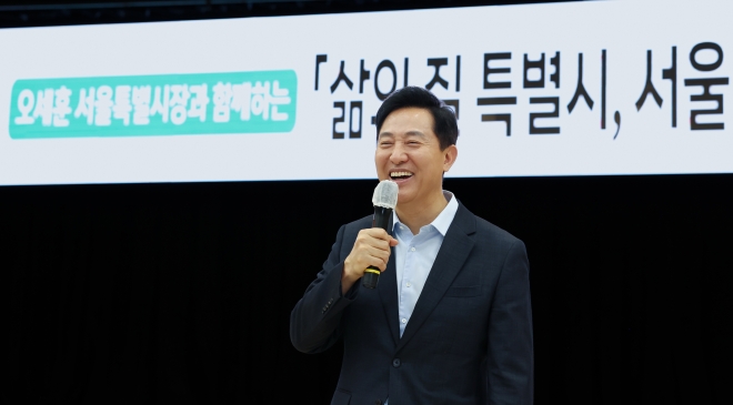 오세훈, 충주서 ‘삶의 질 특별시’ 알렸다…충주 학생도 ‘서울런’ 쓴다