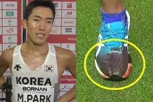 [포착] “고통 짐작도 안 돼” 피범벅 운동화로 42㎞ 달렸다…메달보다 값진 ‘투혼’ [아시안 게임]