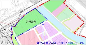 서울 강동구 고덕강일 공공주택지구 내 변경안. 강동구 제공