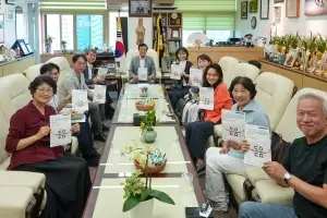 노원구의회 손영준 의장, 노원 첫 한글예술제 관계자 간담회…성공 개최 논의