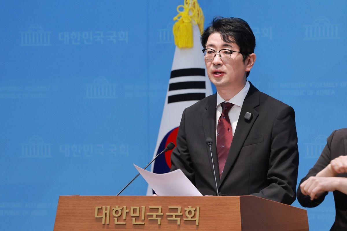 국민의힘 주진우 의원이 30일 국회 소통관에서 기자회견을 하고 있다. 2026.9.30. 연합뉴스