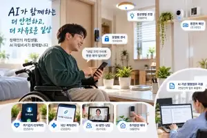 ‘AI와 함께하는 안전한 일상’…경기도, 장애인 일상생활 돕는 ‘AI 자립비서’ 운영