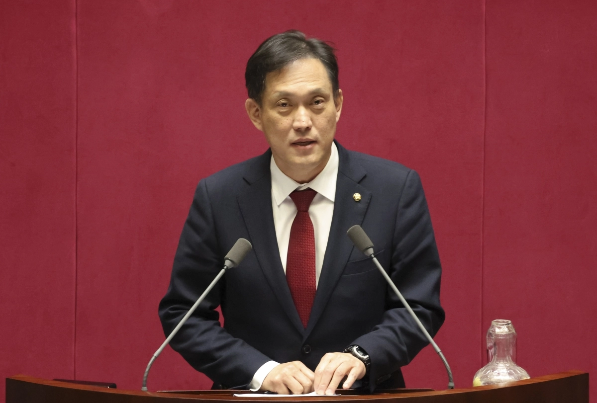 김태규 국민의힘 의원이 1일 오후 서울 여의도 국회에서 열린 제439회(정기회) 제10차 본회의에서 자유발언을 하고 있다. 2026.10.01. 뉴시스