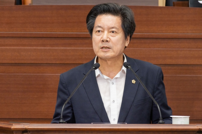 김재준 경북도의원, 연안침식·산림재난 경북도 강력대처 촉구