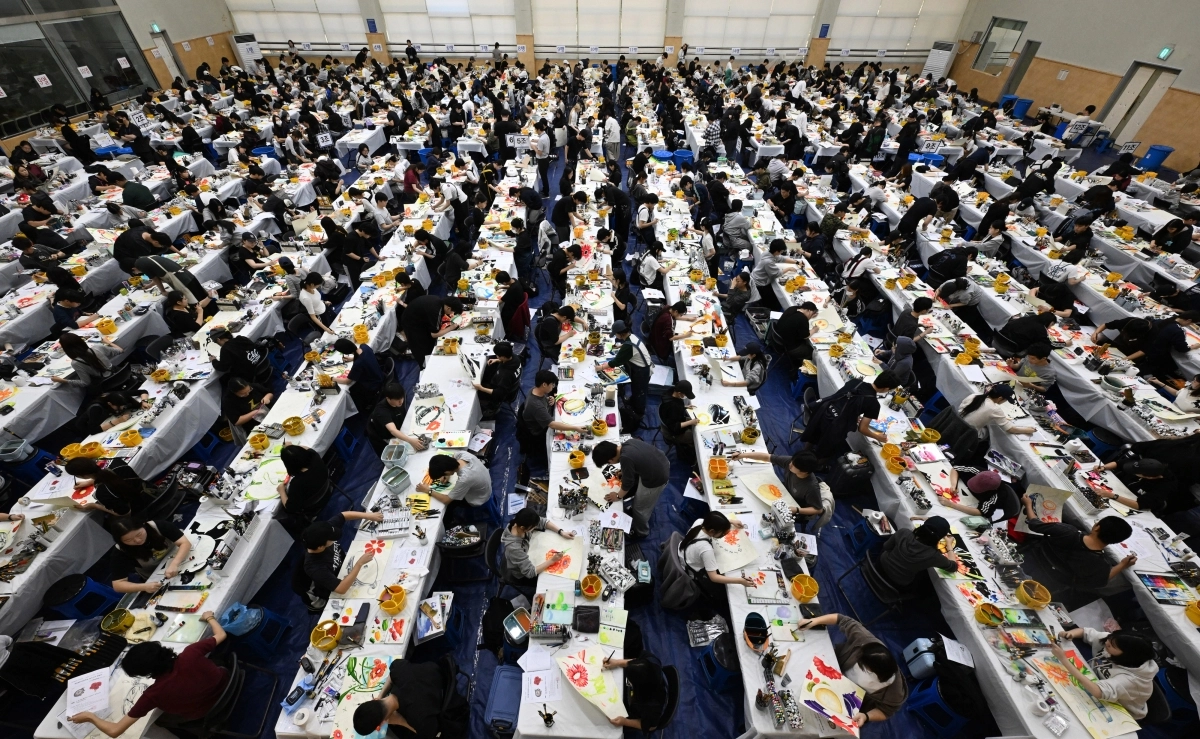 4일 서울 노원구 삼육대학교에서 수험생들이 2027학년도 수시모집 미술 실기고사를 치르고 있다. 2026.10.4. 도준석 전문기자