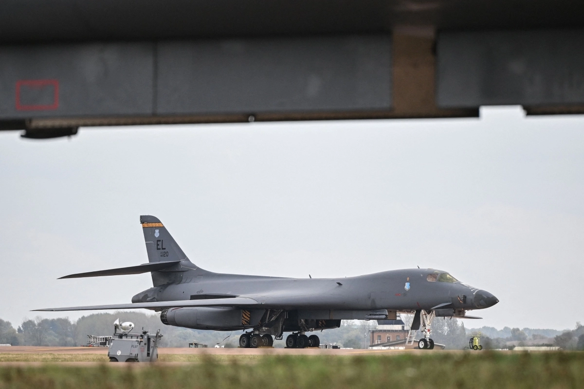 미국 공군의 B-1 전략폭격기. AFP 연합뉴스