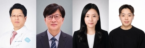분당서울대병원 정신건강의학과 김기웅 교수, KAIST 전기및전자공학부 유승협 교수, 서울대학교 박예승 연구조교수, KAIST 채현욱 박사(왼쪽부터)