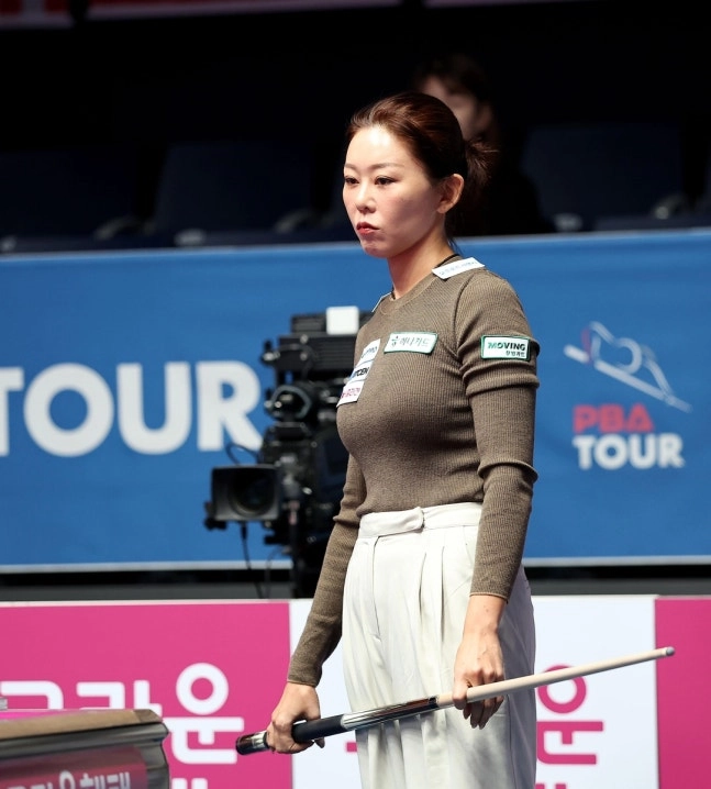 LPBA 32강에 진출한 김가영. PBA 제공