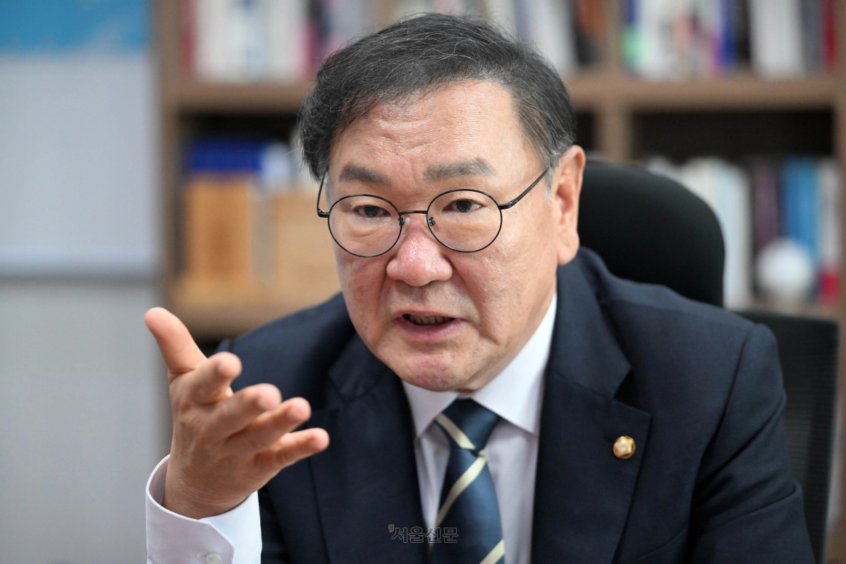 김태년 더불어민주당 의원. 홍윤기 기자