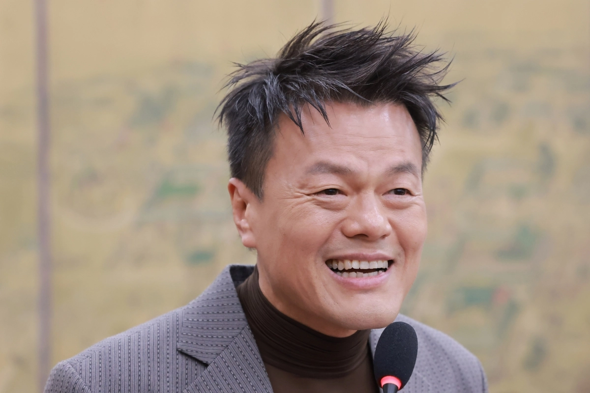 박진영 대중문화교류위원회 공동위원장이 7일 국회 문화체육관광위원회 국정감사에서 업무보고하고 있다. 2026.10.7 연합뉴스