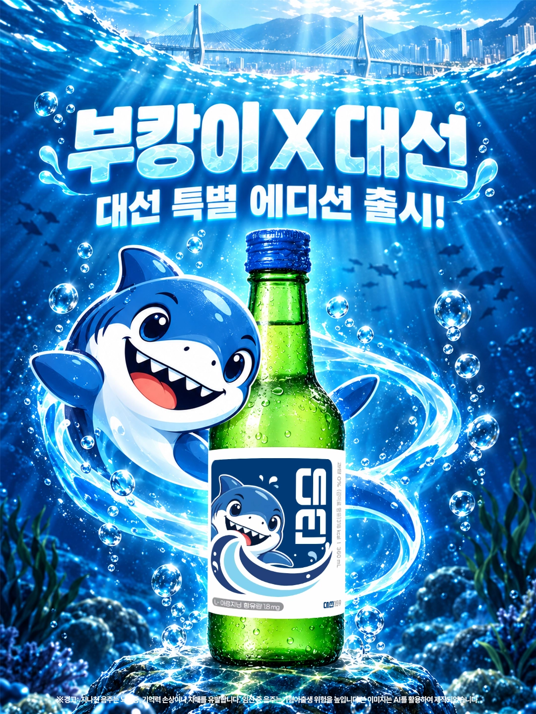 부산소주 대선 ‘부캉이 에디션’ 출시