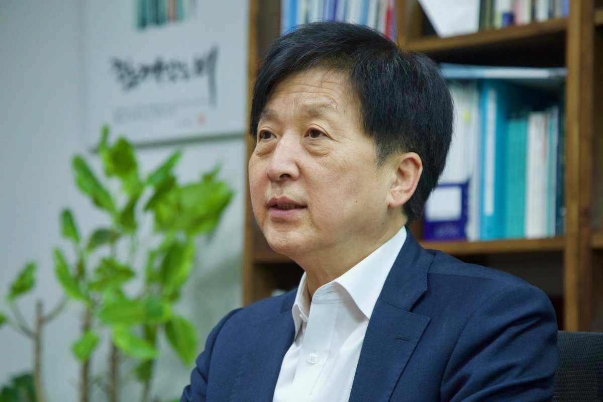오기형 더불어민주당 의원이 지난 7일 국회 의원회관에서 서울신문과 인터뷰하고 있다. 오기형 의원실 제공