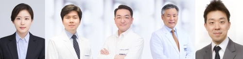 서울대병원 이지영 교수·김시현 교수·나권중 교수·구진모 교수, 내셔널 주이시 헬스 윤순호 교수(왼쪽부터).