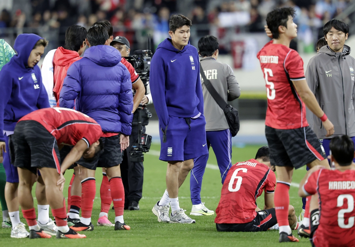 그라운드로 나온 김민재