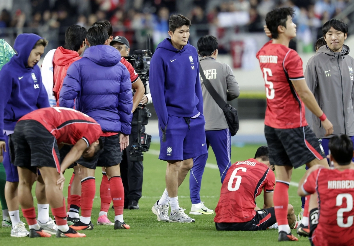 그라운드로 나온 김민재