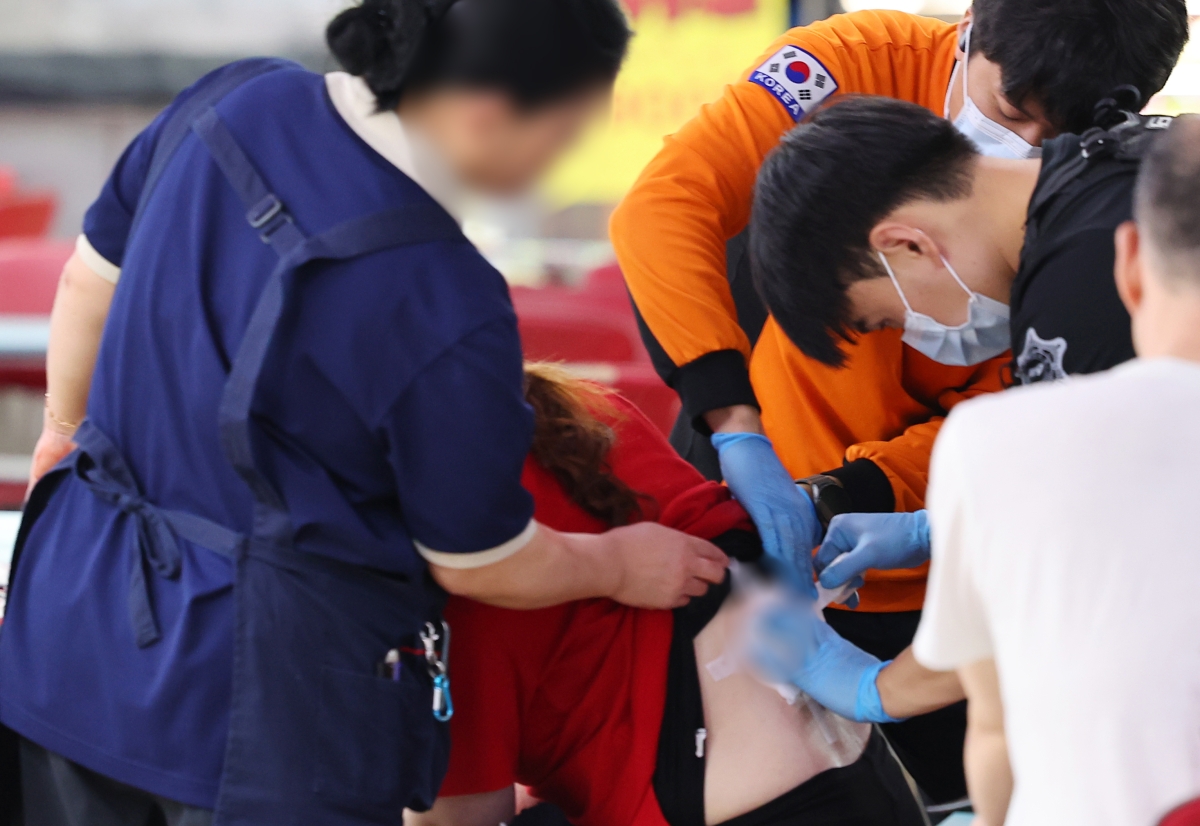 홈플러스 입점 인천 상업시설서 칼부림…심정지 1명·7명 부상