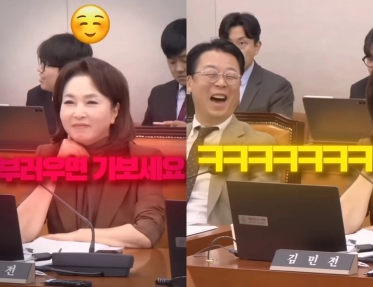 서영교 더불어민주당 의원이 윤석열 전 대통령이 20억원에 달하는 영치금을 받았다고 지적하자, 김민전 국민의힘 의원이 “부러우면 가보세요”라고 맞받아쳤다. 김민전 국민의힘 의원 소셜미디어(SNS)