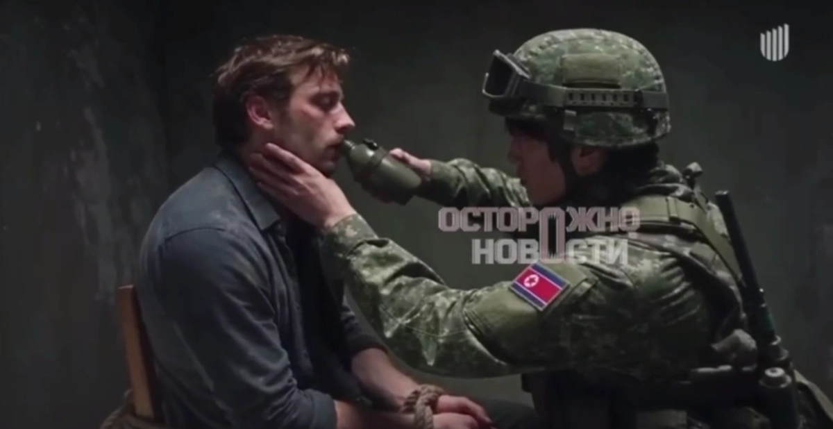 러시아 영화 제작자 바딤 올레이니크는 13일(현지시간) 러시아 문화부의 영화 제작 지원 심사에서 ‘수자. 전우들’이라는 제목의 전쟁영화 제작 계획을 발표했다. 러시아 영화사 ‘브레먀 키노’가 ‘보엔필름’과 공동으로 추진하는 작품으로, 2027년 8월 개봉을 목표로 하고 있다. 이들은 북한군 정찰병 주연으로 한국인 배우 이혁중(35)을 내세웠지만, 정작 배우 측은 출연에 동의한 적이 없다고 밝혔다. 사진은 제작사가 이혁중 배우를 북한군 정찰병 역할 주연으로 앞세워 공개한 AI(인공지능) 제작 예고편. 2026.10.15 제작사 제공