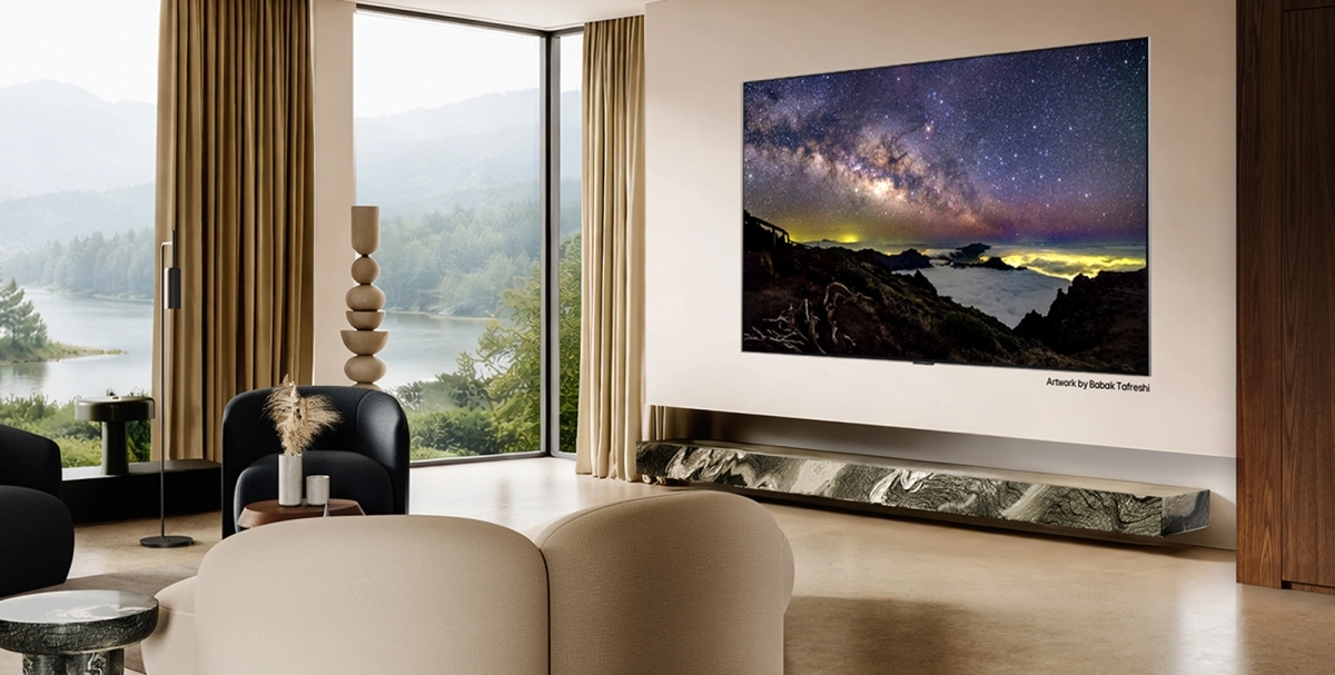 LG전자의 무선 월페이퍼 TV ‘LG 시그니처 올레드 W(LG SIGNATURE OLED W)’가 미국 시사주간지 타임(TIME)이 선정한 ‘올해 최고 발명품(The Best Inventions of 2026)’에 선정됐다. 사진은 LG 시그니처 올레드 W 라이프스타일 컷 이미지. LG전자 제공