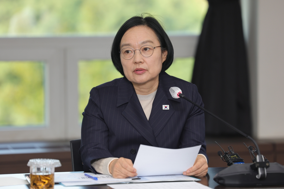 한성숙 국무총리 16일 대전시 서구청에서 열린 통합돌봄 간담회에서 인사말을 하고 있다. 2026.10.16 연합뉴스
