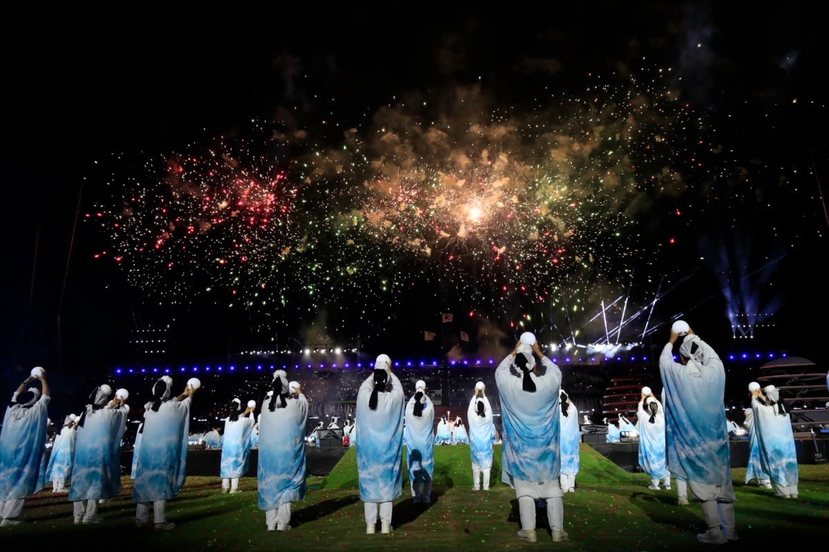 전국체전 개막 축포