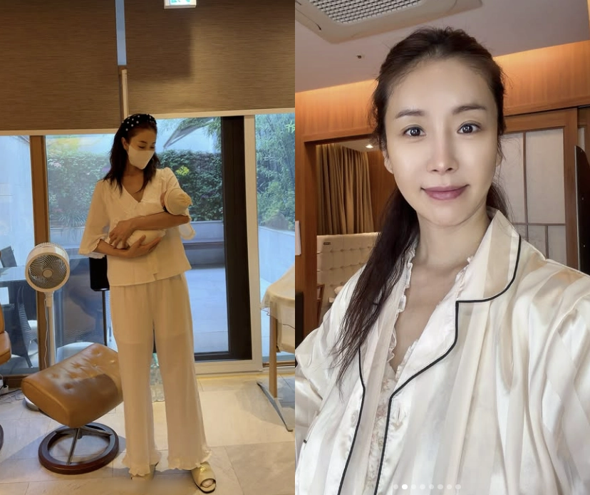 배우 한다감이 고급 산후조리원에서 회복 중인 근황을 공개했다. 한다감 인스타그램 캡처