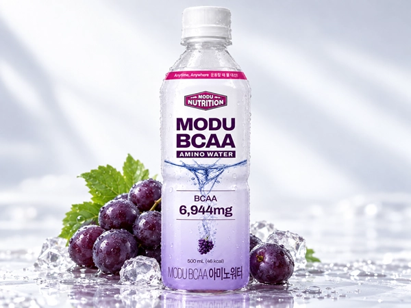 새로 출시된 ‘MODU BCAA 아미노워터’ (이미지 제공=바디체리쉬)