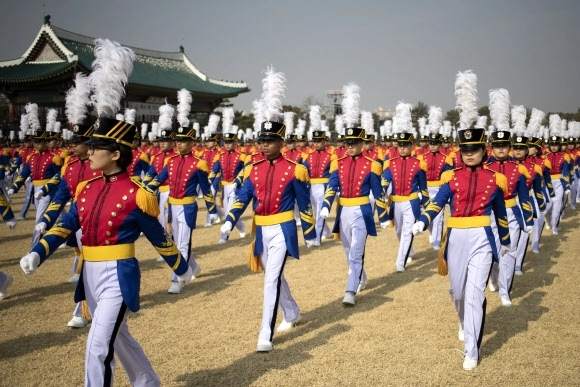 육군사관학교 생도들.  연합뉴스