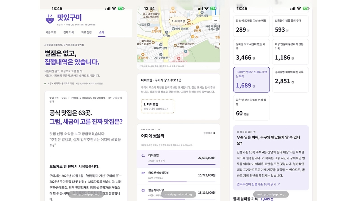 구미참여연대 홈페이지 캡처
