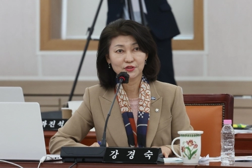 조국혁신당 강경숙 의원. 연합뉴스