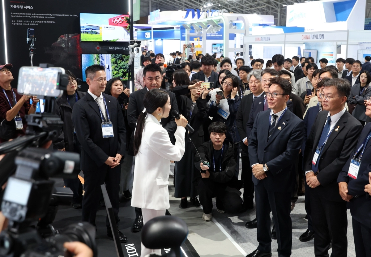 김민석 대표, 2026 강릉 ITS 세계총회장 방문