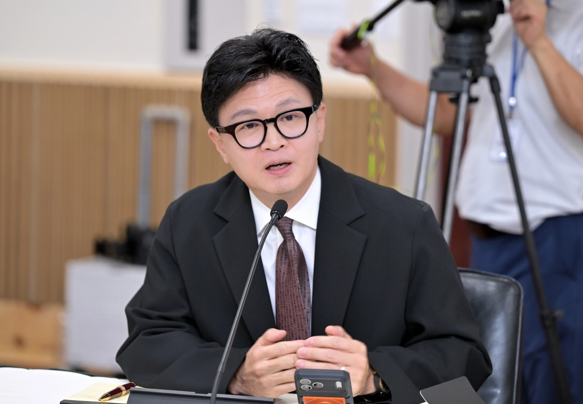 주미대사관 국정감사, 질의하는 한동훈 의원