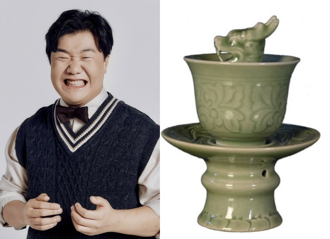 이상민 개그맨 계영배 전통 술잔 SNS 사진