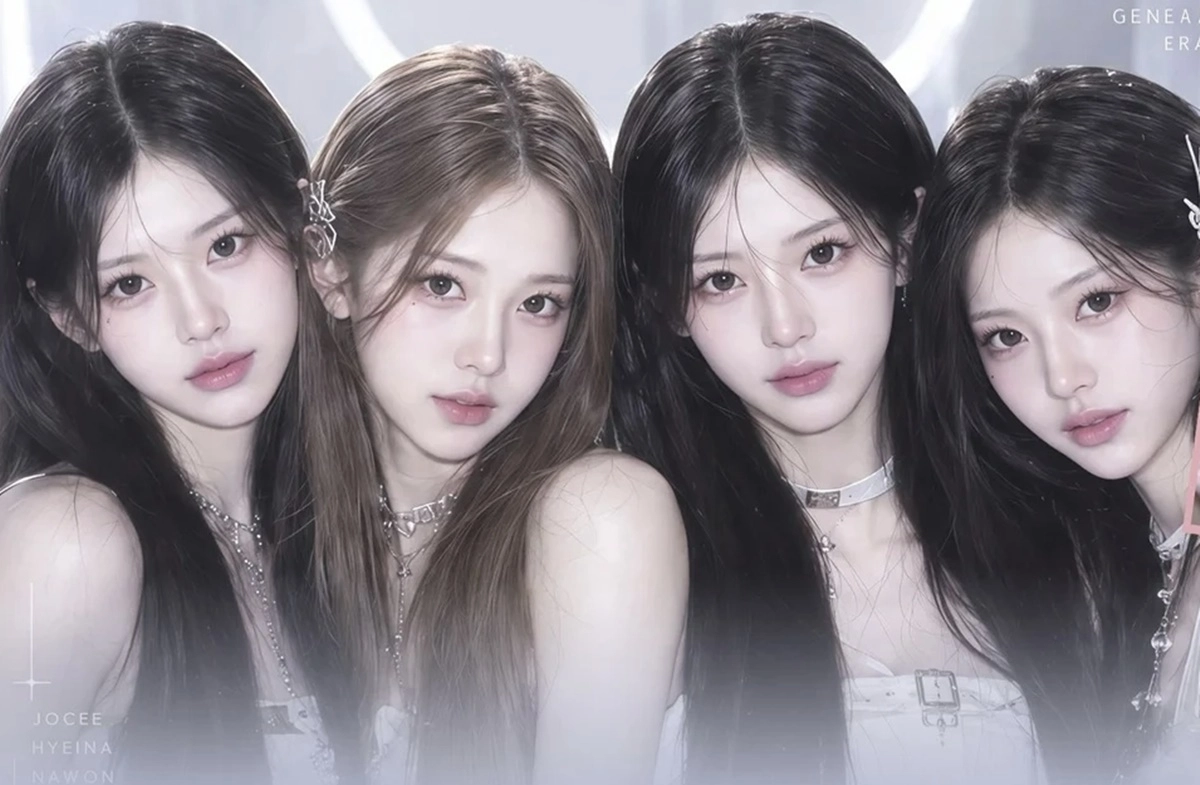 AI 걸그룹 베이비퀸. SNS 캡처