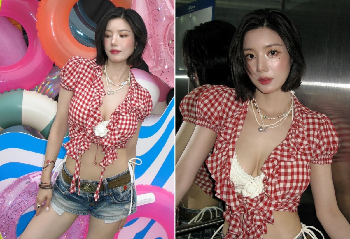 ‘워터밤 여신’으로 떠오른 가수 권은비가 2025년 7월 3년 연속으로 ‘워터밤’에 참석한 모습. 권은비 인스타그램 캡처