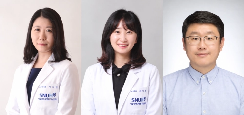 서울대병원 강남센터 소화기내과 서지연·최지민 교수, 숭실대 정보통계·보험수리학과 한경도 교수(왼쪽부터)