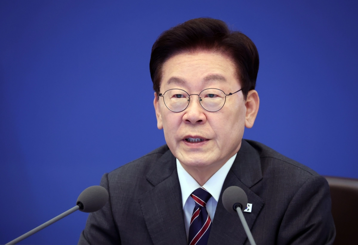 이재명 대통령이 22일 청와대에서 열린 수석보좌관회의에서 발언하고 있다. 2026.10.22 연합뉴스
