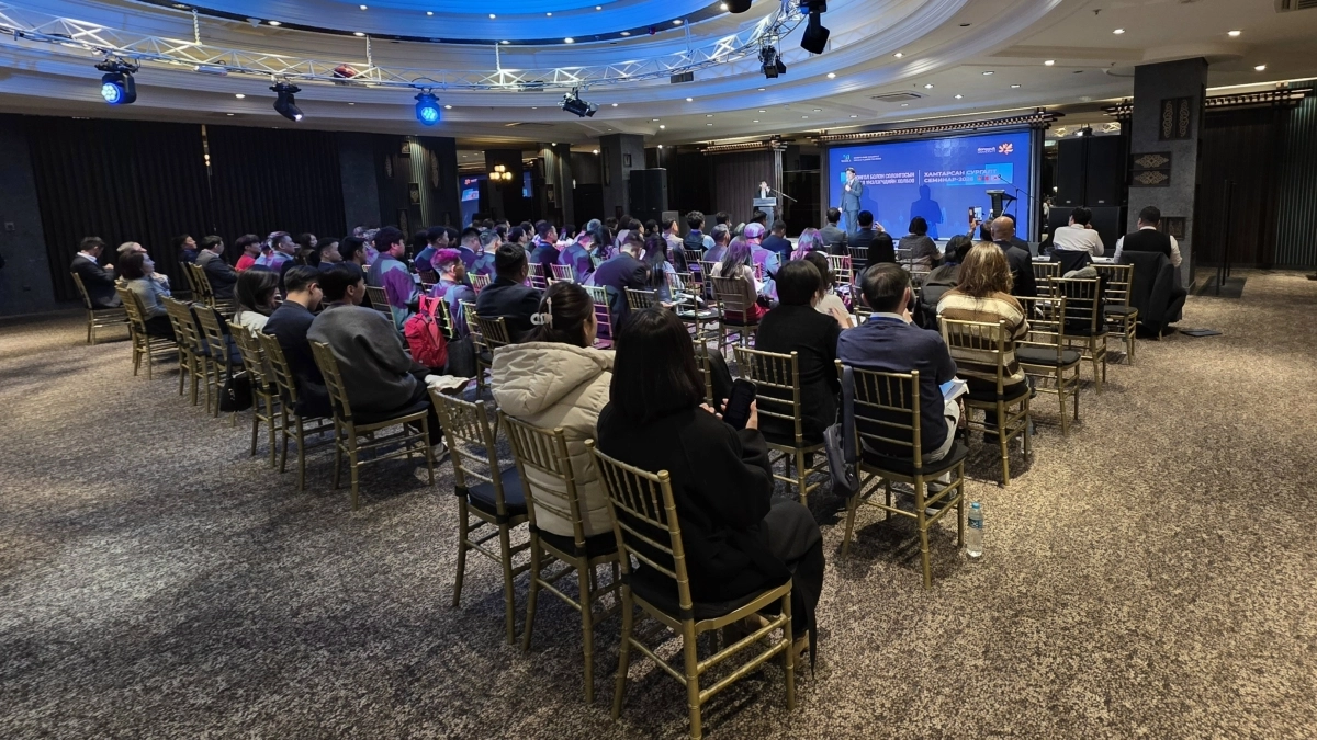 22일 울란바토르 호텔에서 열린 한.몽 손해사정 국제세미나. 한상봉 기자