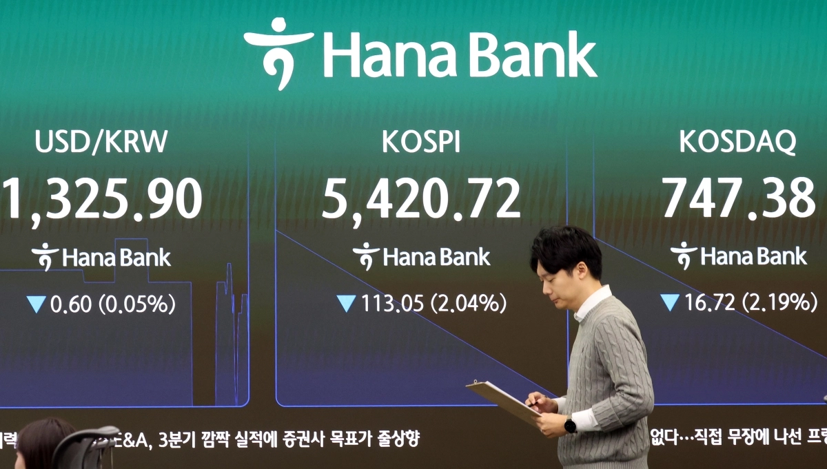 코스피·코스닥 동반 하락 출발