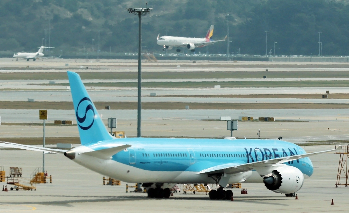 인천국제공항 2터미널에 계류중인 항공기. 연합뉴스