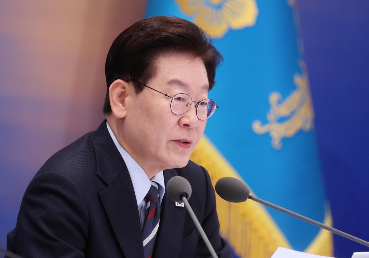 이재명 대통령이 23일 청와대 영빈관에서 열린 규제합리화위원회 제2차 전체회의에서 발언하고 있다. 2026.10.23 뉴시스