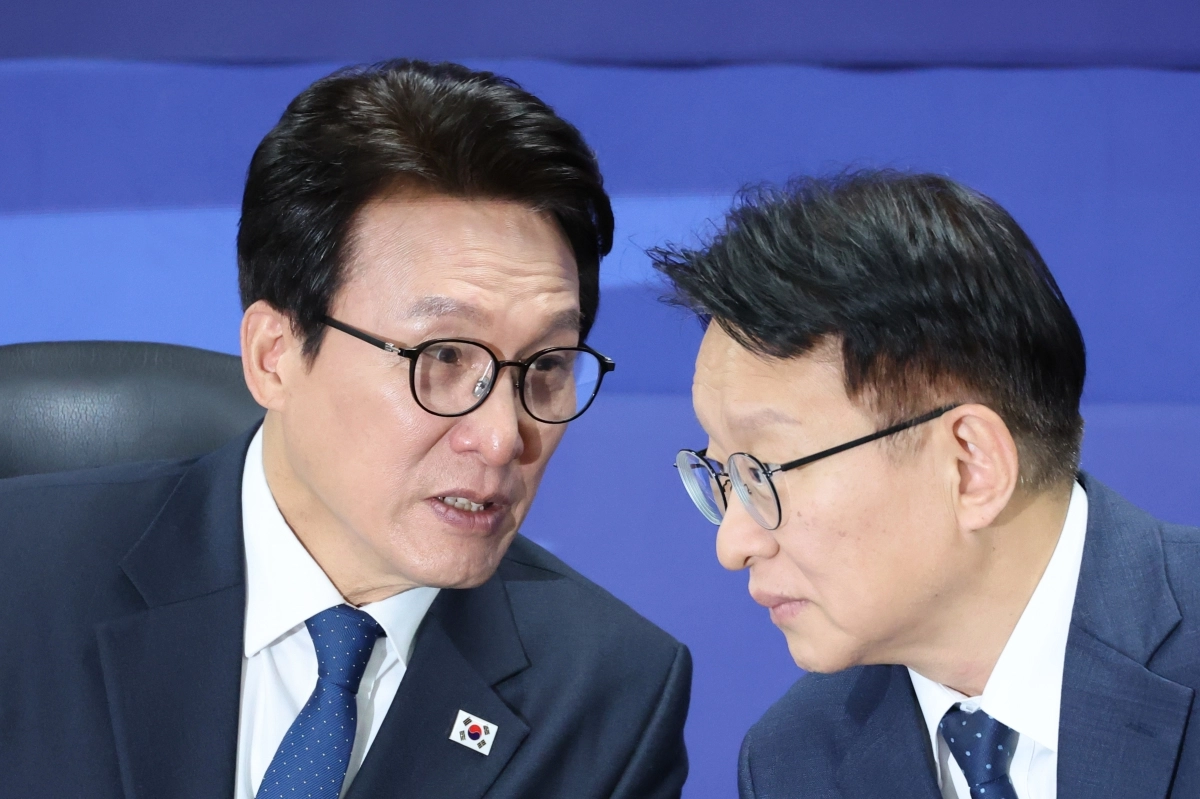 당정 대화하는 김민석·권칠승