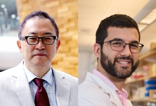 차광렬 차병원∙차바이오그룹 글로벌종합연구소장, 제13회 ‘차광렬 줄기세포상’ 수상자 데이비드 페핀 교수(왼쪽부터)